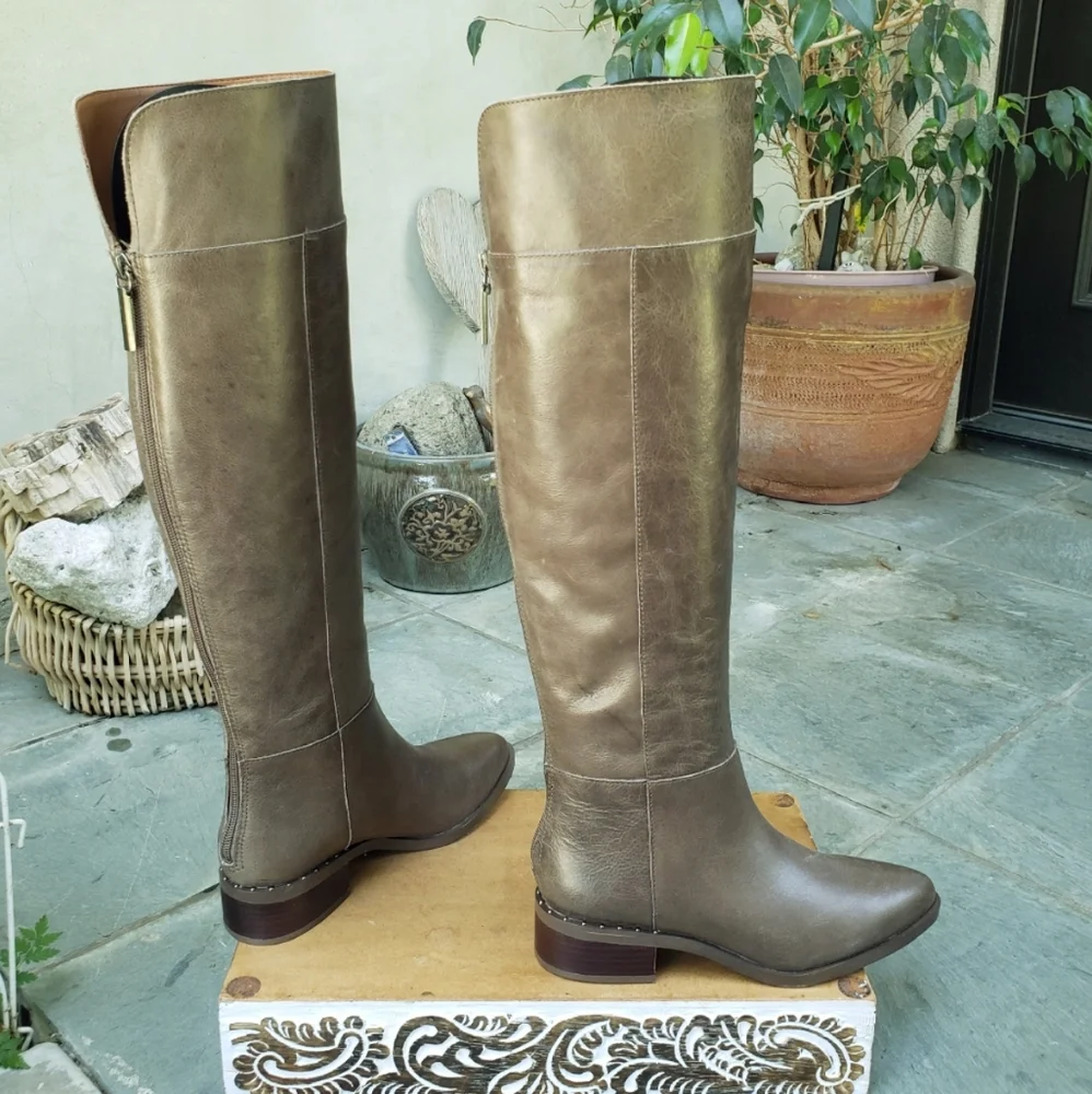 Beautiful Franco Sarto x Anthropologie OTK Leather Boots